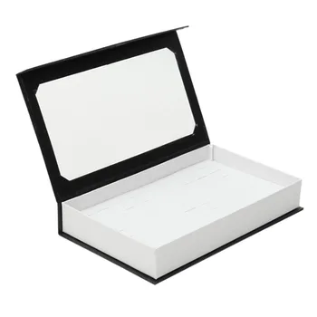

72 Ring Jewellery Display Storage Box Tray Show Case Organiser Earring Holder, White Ring Box With Cover