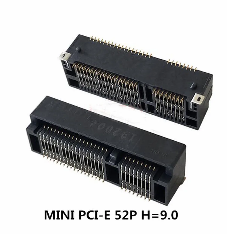 10 шт. разъем Msata MINI PCIE 52p H = 9 0 AAA PCI 047 P20|Компьютерные кабели и разъемы| |