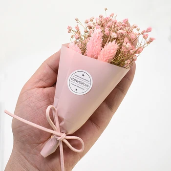 

Real Flowers Mini Natural Dried Flower Bouquet Wedding Decorations Creative Valentine's Day Flowers Bouquet Photo Props