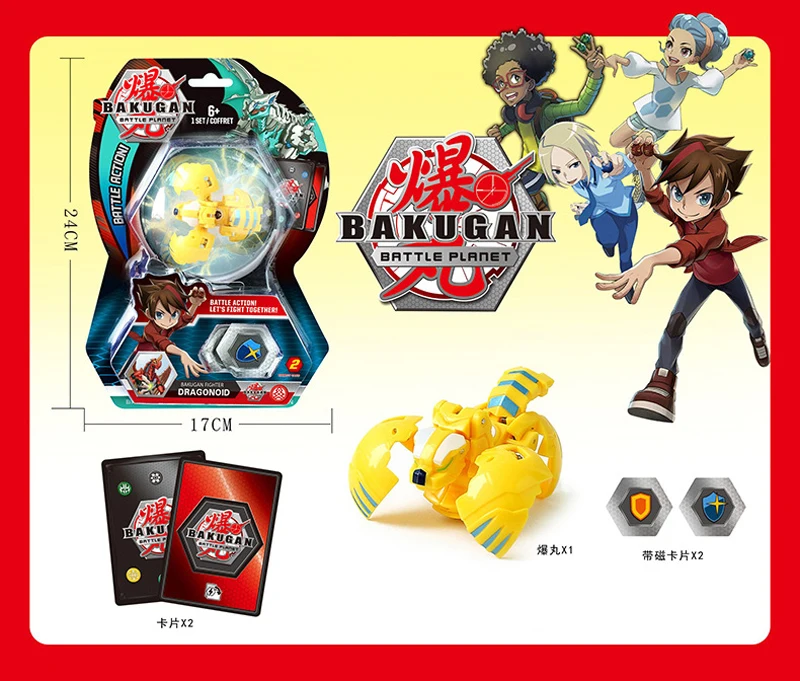 TOMY BAKUGAN битва Bakugans значение Набор Модель украшения, карты и магнитный коврик Детские игрушки подарок - Цвет: Зеленый