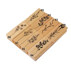 Sceau décoratif en bois pour fleurs et plantes, 1 pièce, ensemble exquis, créatif, frais, manuel, bricolage 