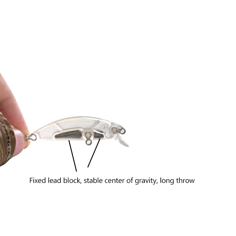 XIDIAOYU 10 Uds Minnow lure 55mm 4,5g DIY