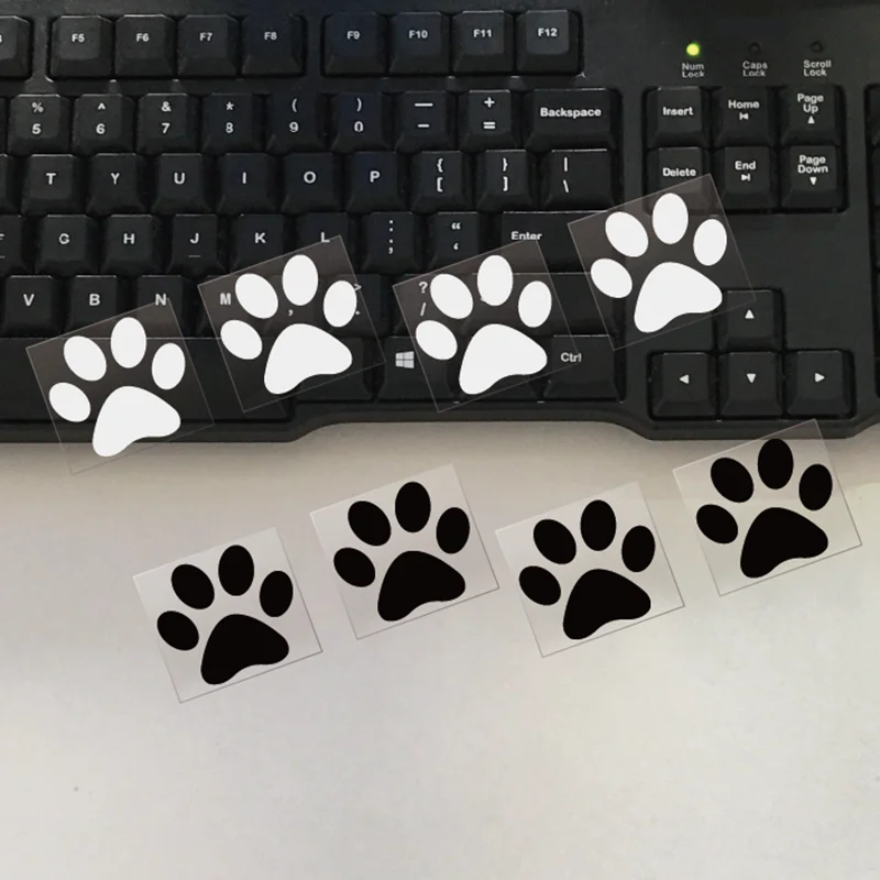 Светоотражающие автомобильные наклейки на 4 следа