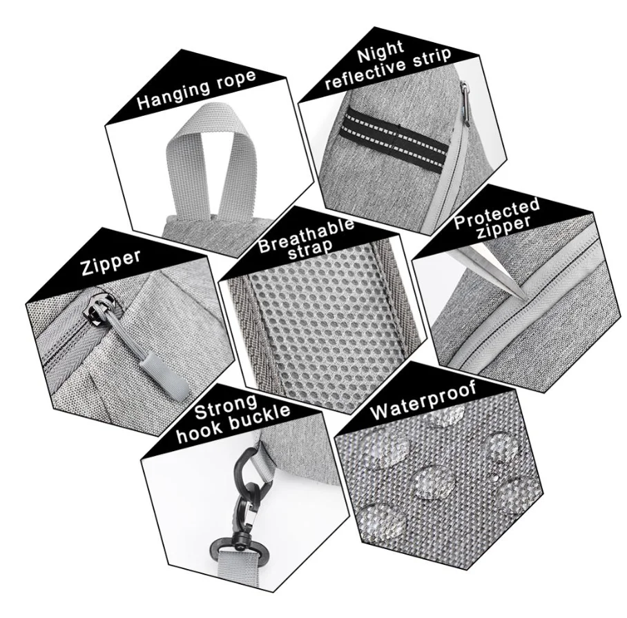 Дропшиппинг OSOCE унисекс нагрудный пакет хит один плечевой ремень Задняя сумка