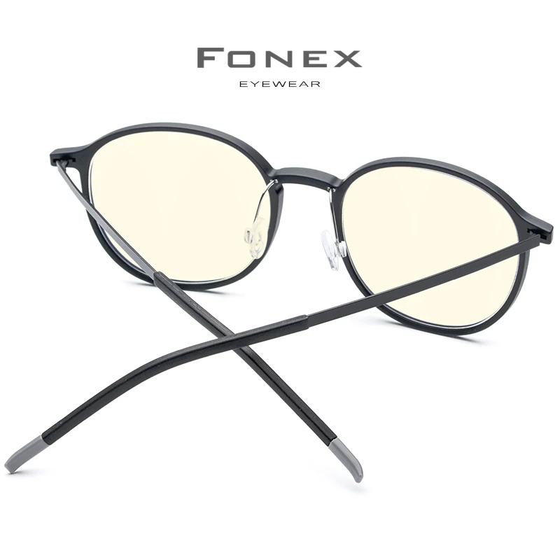 FONEX TR90, анти-синий светильник, очки для мужчин, очки, анти-синий, для игр, компьютера, очки для женщин, AB02