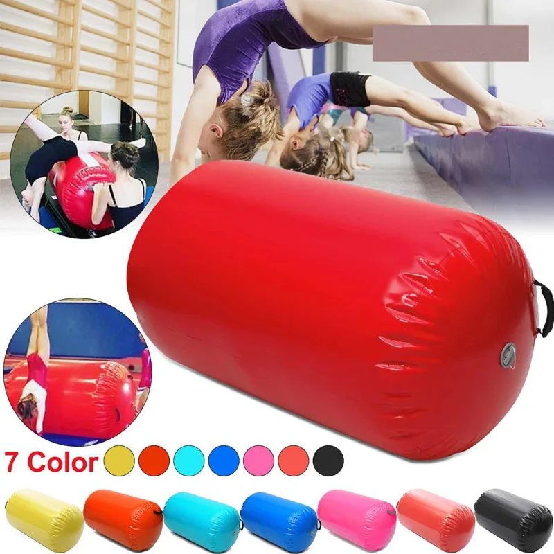 

Inflatable Round Gymnastics Air Mat Home GYM Gymnastics Exercise Tumbling Mat Tumble Track Mat for Gymnastics Training HW180