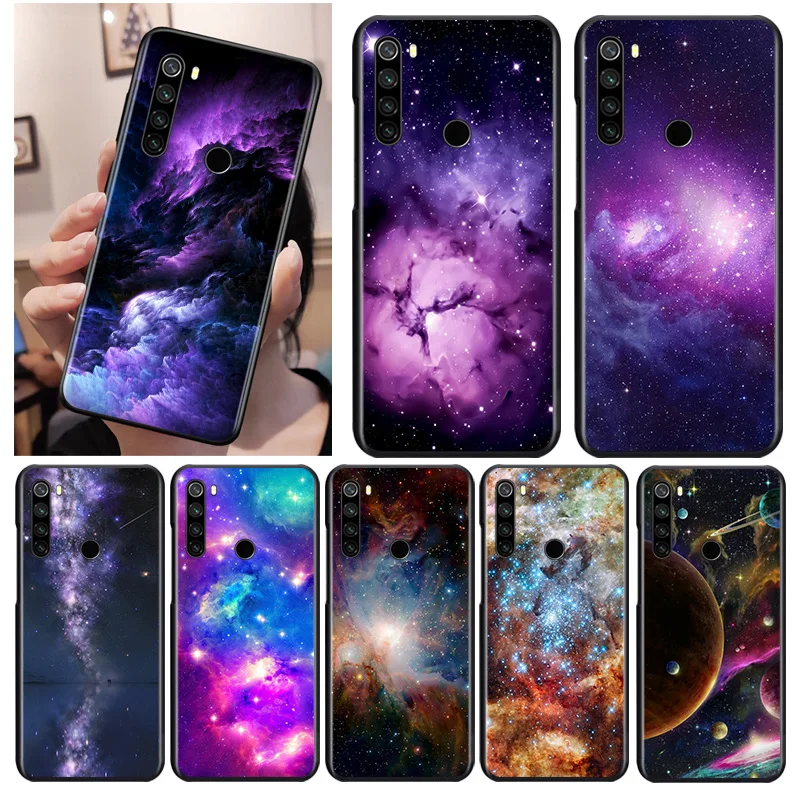 

Art Star Tree Sky Space Black Cover For Xiaomi Redmi Note 9 9S 8T 8 7 6 5A 5 4X 4 Pro Max Soft Phone Case