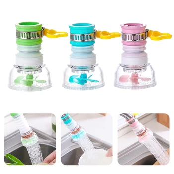 

Rotation Kitchen Faucet Spouts Sprayers PVC Shower Tap Water Filter Purifier Nozzle Filter Water Saver For Household Kitchen