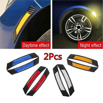 

Vehemo Car Wheel Eyebrow Reflective Strips Car Door Sticker Decoration Car Sticker Universal Car Reflective Stickers