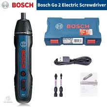 Bosch go 2 chave de fenda elétrica chave de fenda automática broca de mão recarregável multi-função profissional ferramenta de lote elétrico