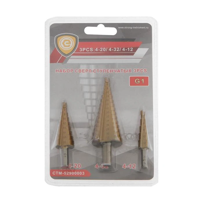 Купить Набор Ступенчатых Сверл По Металлу