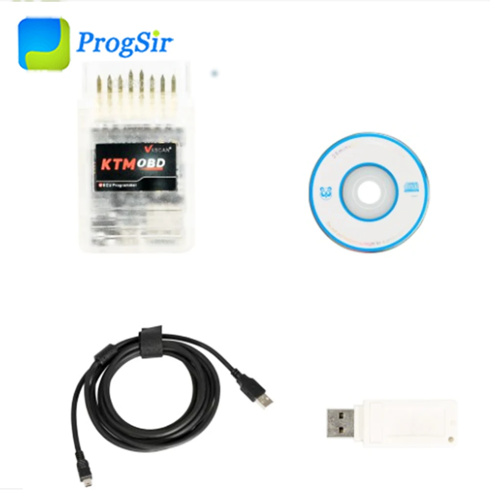 KTMOBD ECU программист и коробка передач Инструмент для обновления питания Plug and Play