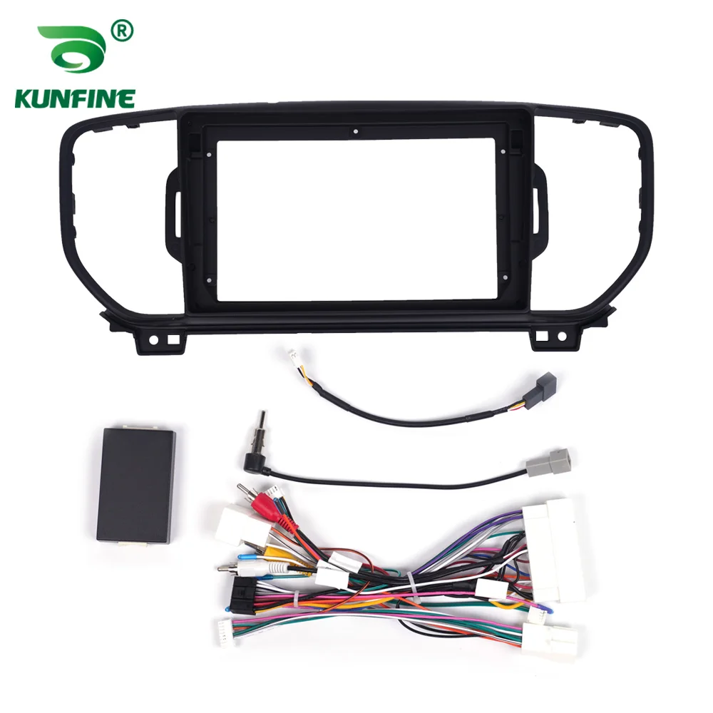 ڵ GPS ׺̼ ׷, 2Din 9 ġ    ȭ鿡 ,  KX5 Ƽ R 2016-2018  þ г 