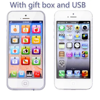 

Educational toys Cellphone with LED Baby Kid Educational phone English Learning Mobile Phone Toy Chrismtas Gifts