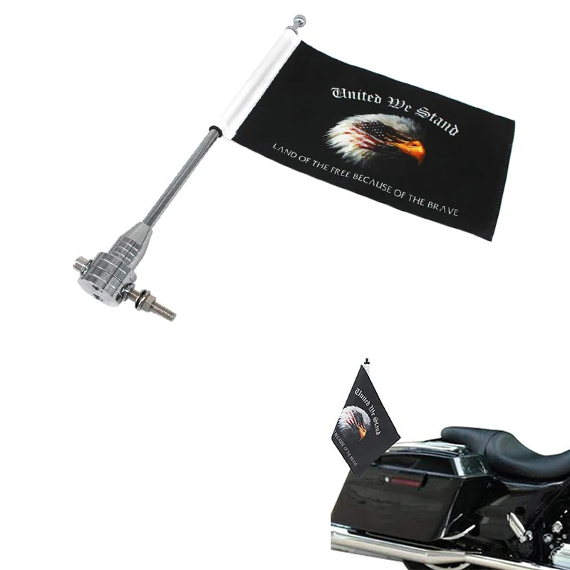 Аксессуары для мотоциклов регулируемое украшение флаг с креплением на шест Honda
