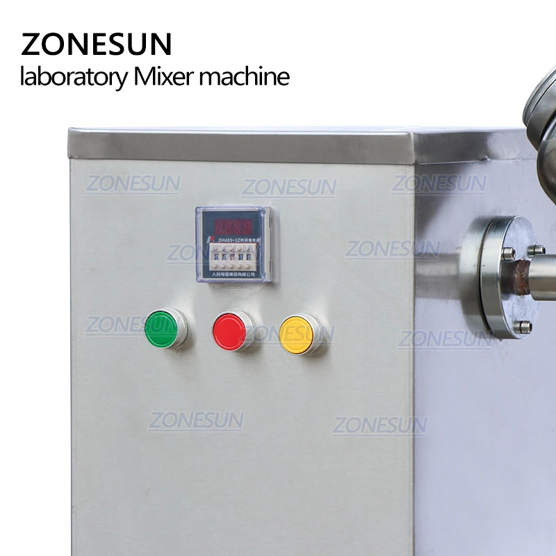 ZONESUN V5 машина для смешивания порошка из нержавеющей стали, миксер для сухого порошка, блендер для таблеток, конфет, таблеток, витаминный дом, смешивающая машина