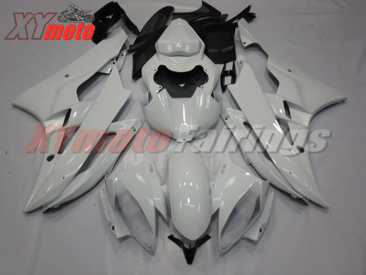 Набор обтекателей для мотоцикла Yamaha YZF600 R6 06-07 инжектор ABS Пластиковый обтекатель R6 2006-2007 глянцевый белый кузов