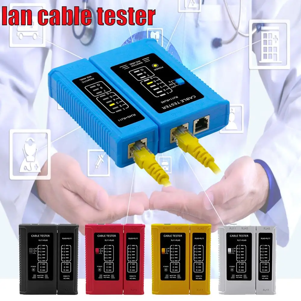 RJ45 Cable lan tester Network Cable Tester Cable Tester Networking Tool RJ45 Cable lan tester Network Cable Tester Cable Tester Networking Tool