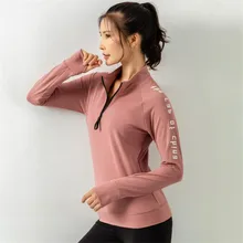 Толстовки для бега с буквенным принтом, женское спортивное пальто, верхняя одежда на молнии, худи для фитнеса, тренировки, йоги, спортзала, толстовка с отверстием для большого пальца