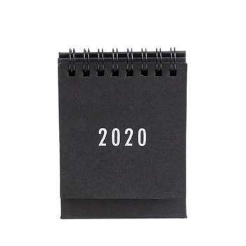 

2020 Mini Desk Monthly Daily Planner Portable To Do List School Metal Coil Agenda Gift Table Calendar Study Home Decoration