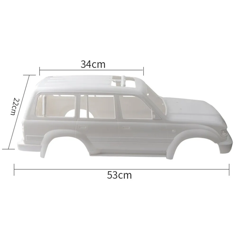 1/10 Land Cruiser LC80 жесткий пластиковый корпус 313 мм Колесная база для осевой SCX10 для дошкольного образования hz