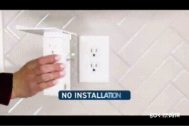 Switch Socket Rack Socket Shelf 6 Electrical Outlet Extenders 2 USB Charging Ports Removable Built-In Shelf Drop Shipping