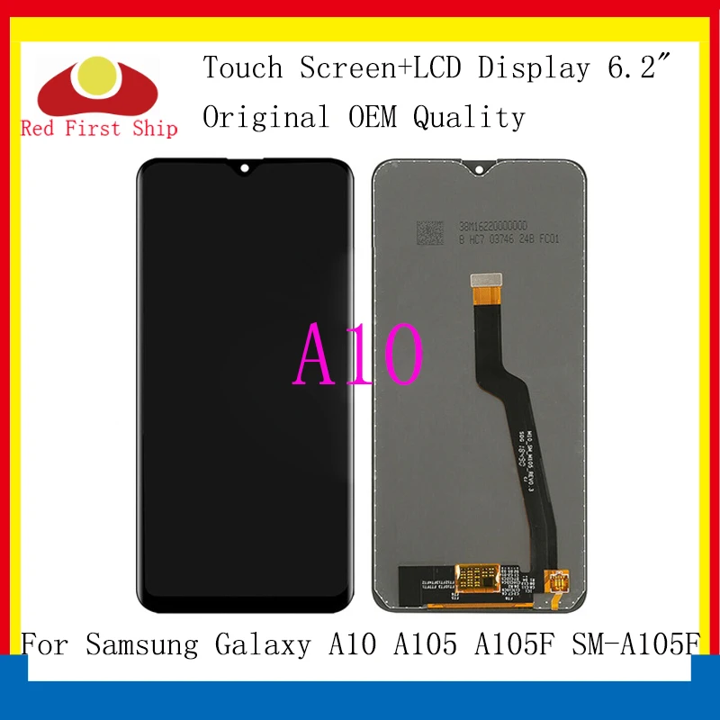

10Pcs/lot Original For Samsung Galaxy A10 A105 A105F SM-A105F LCD Display Touch Screen Digitizer Assembly Replacement A10 LCD