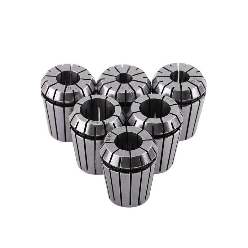6 шт. ER32 пружинный цанговый набор для ЧПУ Workholding гравировальный станок и фрезерный токарный инструмент 10-20 мм