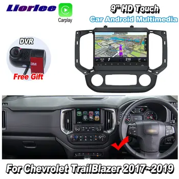 

Liorlee 9'' HD Touch For Chevrolet TrailBlazer 2017-2019 Car Android Carplay GPS Navi maps Navigation Player Radio no CD DVD