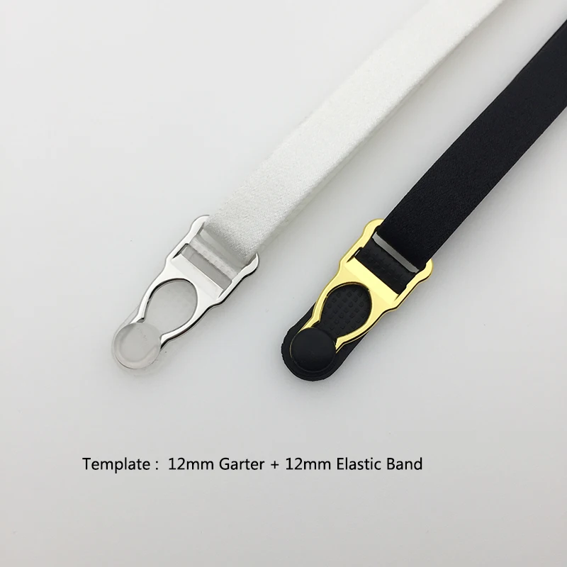 20pcs / lot nickel plated metal suspender clip garter belt clip 10mm/12mm sewing clips garment clips clothes clips