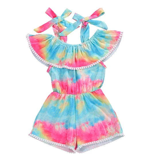 baby tie dye romper