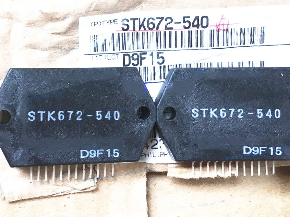 STK672-540 и модуль