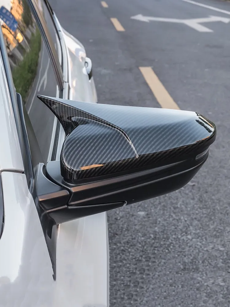 

for the new ten generation Honda Civic carbon fiber pattern rearview mirror cover modified piano bright black rearview mirror