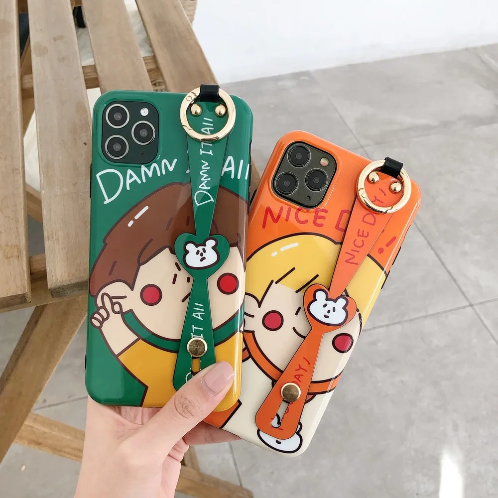 

Mobile case tide wristband For iPhone 8 7plus leather 6S 11pro Max XR XS Max personalized new