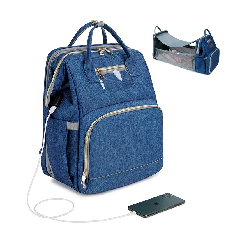 

Portable Mummy Bag Folding Bed Middle Bed Pending Package Multifunctional Large Capacity Shoulder Mother and Infant Bag Out Back
