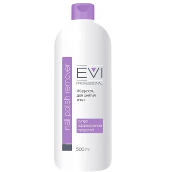 

Nail Polish remover EVI professional, 005-002, with acetone, 500 ml