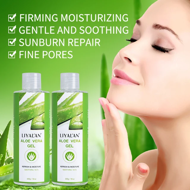 100 Pure Aloe Vera Gel For Face Skin Care Soothing Remove Acne Moisturizing After Sun Cream