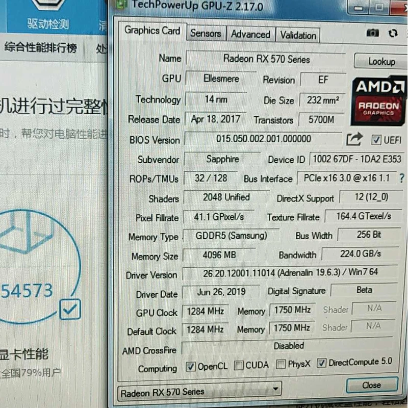 Видеокарты SAPPHIRE RX 570 4GB GPU AMD Radeon RX570 4G видеокарты 256bit Настольный ПК Компьютерная игровая карта HDMI не Майнинг