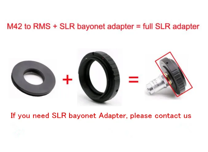 

Microscope Objective Ring Adaptor RMS Thread Transfer to M42 Interface Adapter Ring for Olympus microscopio