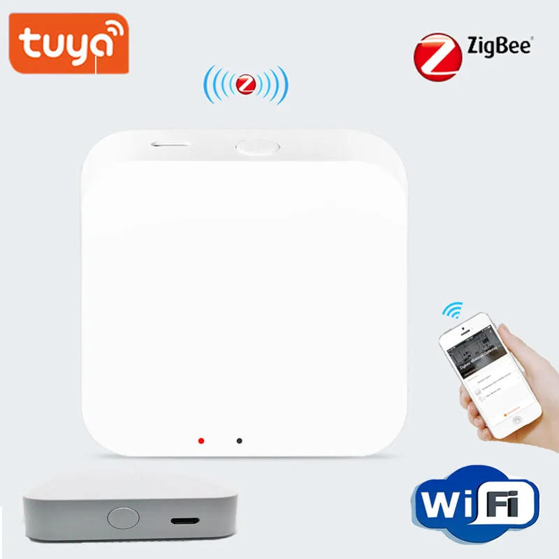 Умный беспроводной контроллер Tuya ZigBee хаб для умного дома с поддержкой Alexa и Google 3