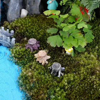 

Tree Stump Stool Stub Butt Park Stool Woods Madera Model Small Statue Figurine Crafts Miniatures Home DIY Decor