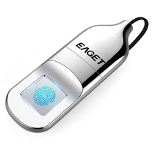 EAGET FU5 32 Гб 64 г высокоскоростной Распознавание отпечатков пальцев зашифрованные USB флеш-накопители высокотехнологичный флеш-накопитель безопасности памяти USB флешка