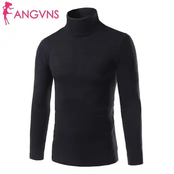 

New Fashion Men Casual Solid Turtle Casual, Party Pullover, Regular Fit Neck Long Sleeve Pullover None Sweater