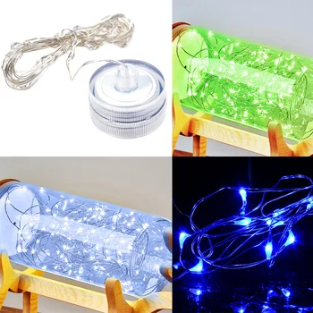 

2M 20 LED Waterproof Fairy String Light Candle Copper Wire Light with Transparent Cover