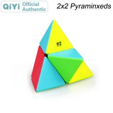 QiYi Pyraminxeds 2x2 Magic Cube MoFangGe XMD Cubo Magico Professional Neo Speed Cube Puzzle Antistress Toys For Children