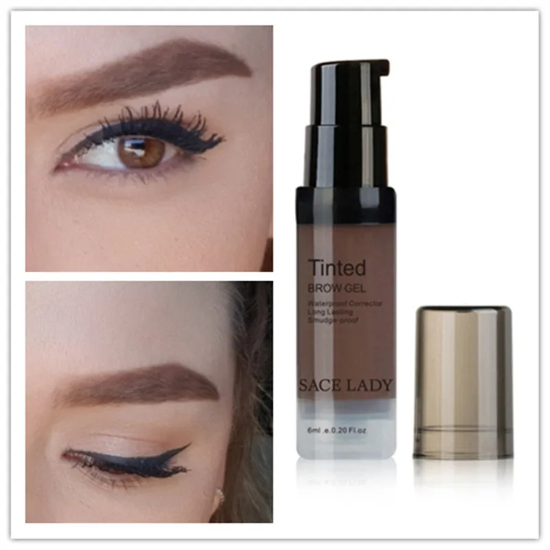 

1Bottle Henna Eyebrow Dye Gel Waterproof Makeup Shadow For Eye Brow Wax Long Lasting Tint Shade Make Up Paint Pomade Cosmetic
