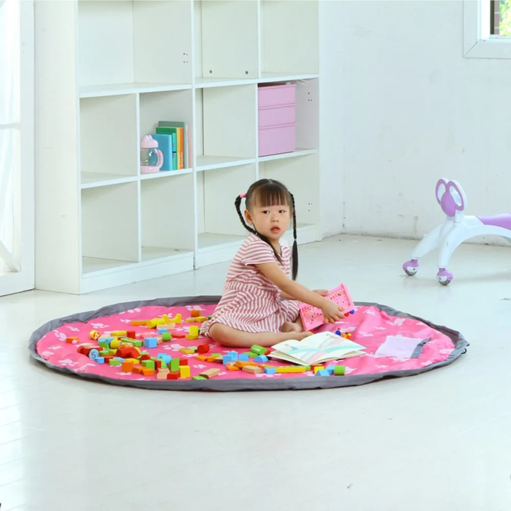 

New Large Size Waterproof Indoor Outdoor Children Kids Travel Picnic Mat Rug Damproof Kids Toys as Bag Organizer