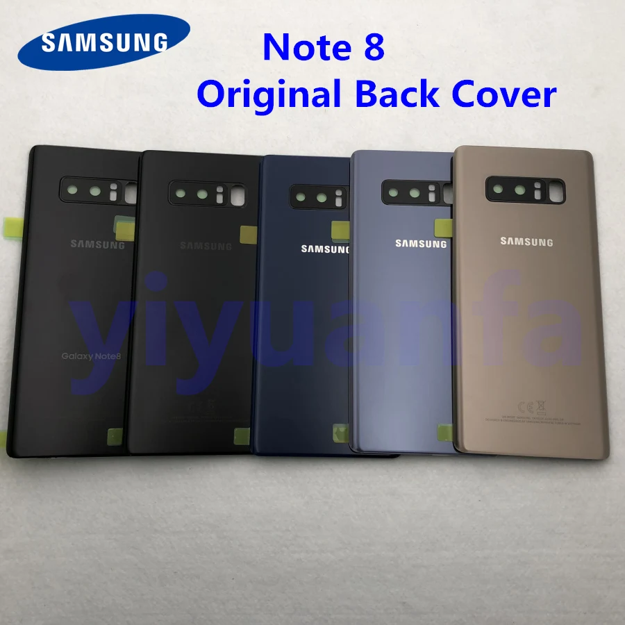 Оригинальное заднее стекло для samsung Galaxy Note 8 N950 N950F N9500 батарея задняя панель