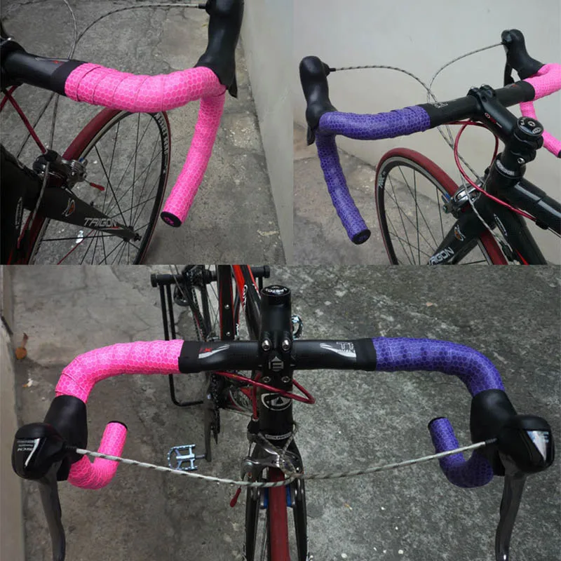 pink bar tape bike