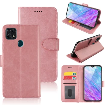 

MKS Phone Case for ZTE Blade 20smart Flip Stand Magnetic soft TPU silicone PU Leather Wallet Case with ID card slot